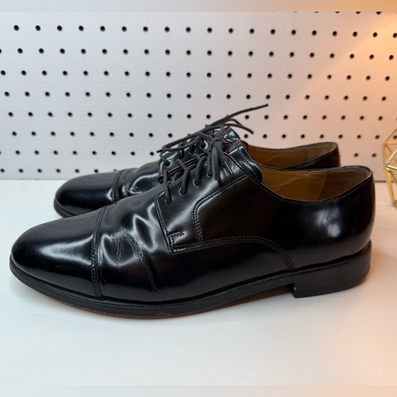 Cole Haan Polished Patent Leather Oxford Men\'s 10 M Black - C07606 Evening EUC main image 14